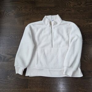 Athletic Collection By 26 International Quarter-Zip Fleece Pullover Sz.L